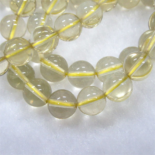 【メール便対応】レモンクォーツ10ミリ1粒売り レモンクォーツ 天然石 パワーストーン ハンドメイド アクセサリーパーツ