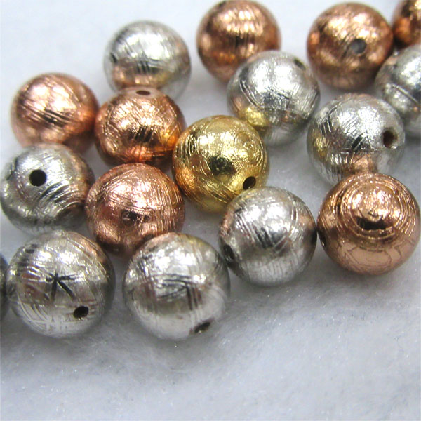 【メール便対応】ギベオン6ミリ1粒売り ゴールド シルバー ピンクゴールド 隕石 天然石 パワーストーン ギベオン ミナビア