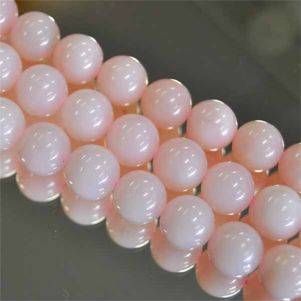 ピンクオパール8ミリ1粒売り ピンクオパール オパール アクセサリーパーツ 天然石 幸福 恋愛成就