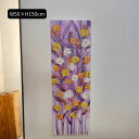 ギフト 人気 花の絵 紫 パープル バラ 油絵 W50×H150cm フレームなし モダン アートパネル 大きい バリアート 壁掛け アジアン インテリア バリ 雑貨 花 おしゃれ バリ絵画 大型 ハワイ ハワイアン 開運 風水 玄関 エントランス ロビー 大型 開店祝い ギフト プレゼント