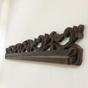 【5/6迄sale最大20%OFFクーポン】 アジアン雑貨 イカットハンガー ダブル 100cm B ブラウン ダークブラウン 茶色 こげ茶 木製 アジアン 布...
