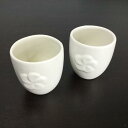 【5/6迄sale最大20%OFFクーポン】 ジェンガラ 湯呑みセット グラスセット 2コ1セット 白 ホワイト ジェンガラケラミック 正規品 ブランド プルメ...