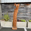 【最大50%off クーポン アウトレット】 バリ島製 古木 チーク材 スタンド オブジェ H190cm A 大型 木製 ブラウン 茶色 大きい オブジェ 看板 ガーデン オブジェ おしゃれ 庭 リゾート エクステリア 店舗 アジアンスタイル 彫刻 木製 個性的 オーナメント 装飾 アイテム