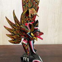 【5/6迄sale最大20%OFFクーポン】 ガルーダの置物 霊鳥 ガルーダ H35cm S 木製 オブジェ インドネシア 神話 アジアン インテリア バリ 木...