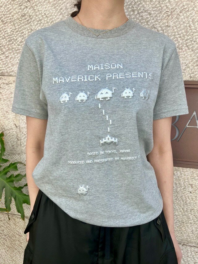 カットソー(半袖+袖なし) MAISON MAVERICK PRESENTS MAISON MAVERICK PRESENTS(メゾンマーベリックプレゼンツ)レディース