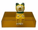 カエルキャップを被ったお座りバリ猫【バリ・アジアン雑貨