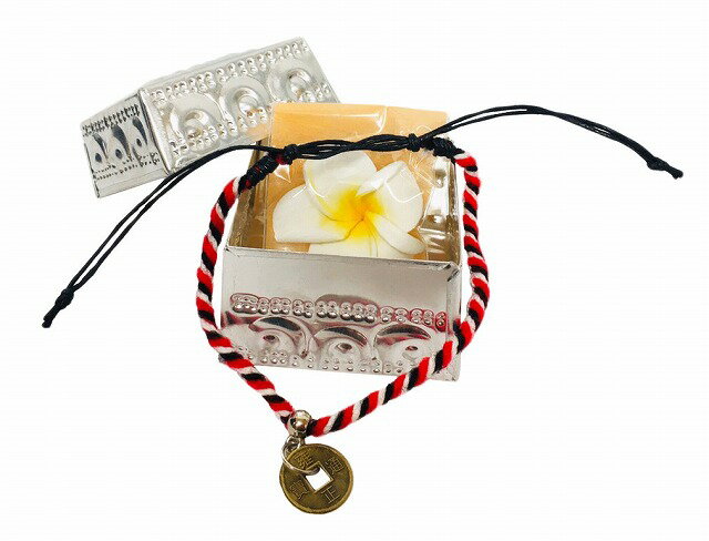 トゥリダトゥカスバリ(特別なバリミサンガ) 古銭SET【バリ島直輸入】母の日/プレゼント/ギフト/手作り/アジアン/ハンドメイド/民芸品/願い事/お守り/編み/...