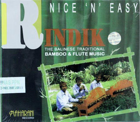 クリックポストOK！バリ島 CD★激安 品数 NO.1★リンディック　ザ　バリニーズ　トラディショナルRINDIK THE BALINESE TRADITIONALBAMBOO & FLUTE MUSIC【バリ・アジアン雑貨バリパラダイス】