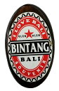 BINTANG（ビンタン）マグネットブラウン　楕円【バリ・アジアン雑貨バリパラダイス】