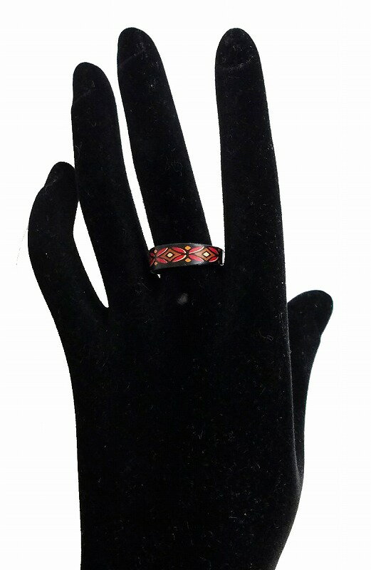 ◆◆幾何学模様リング【バリ島直輸入】指輪 プレゼント ギフト 手作り アジアン ハンドメイド おしゃれ かわいい HANDMADE 南国 トロピカル アクセサリ...