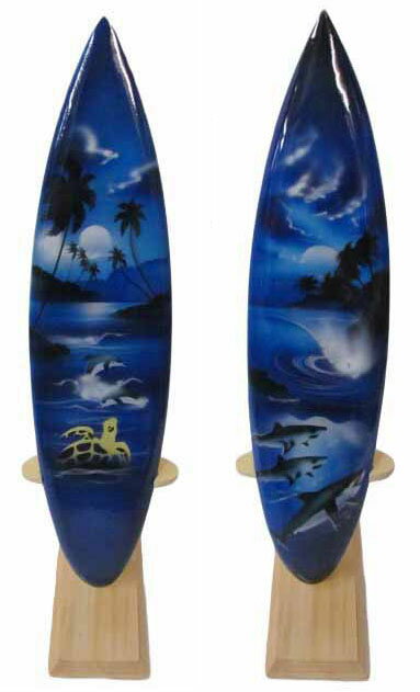 サーフボードオブジェ　スタンド付 30cm【バリ・アジアン雑貨バリパラダイス】