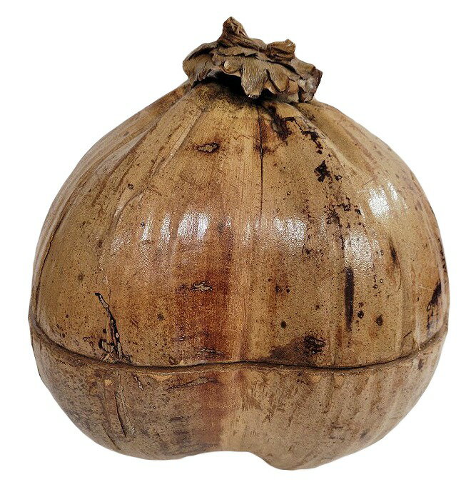 天然蓋付ココナッツ小物入れ(加工）【バリ・アジアン雑貨バリパラダイス】