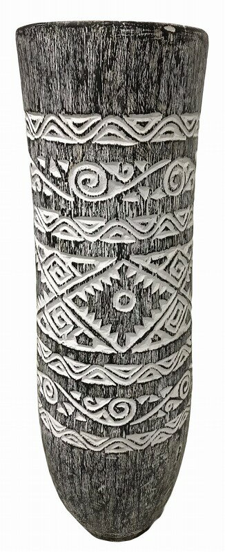 天然木1本彫りエスニックカービング...