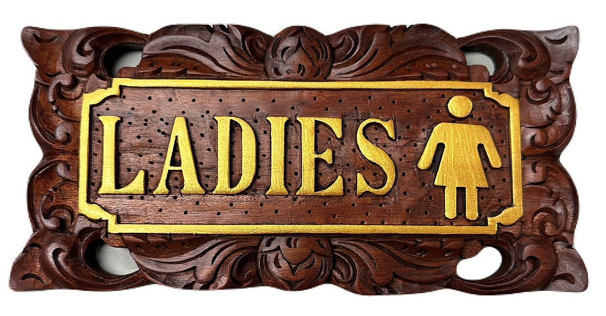 サインボードLADIES 【バリ・アジアン雑貨バリパラダイス】