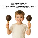 ココナッツマラカス シンプル【バリ島直輸入】インテリア楽器 リズム楽器 楽器オブジェ シェイカー 楽器おもちゃ リズム遊び エスニック 楽器 ハンドメイド ハン...