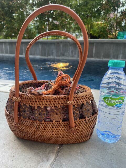 アタ バッグ 送料無料 アジアン バリ島 アタ かご バスケット アジアン雑貨 バリ雑貨