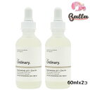 Lサイズ60mlx2コセット【THE ORDINARY】ジオーディナリー ナイアシンアミド10 ジンク亜鉛1 60ml セラム【海外通販】