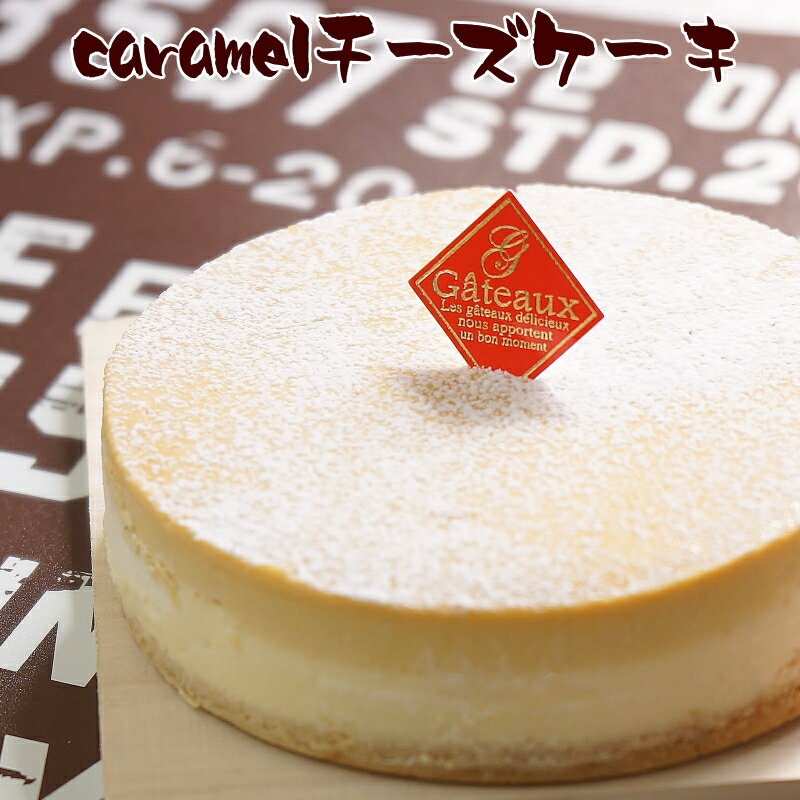 とりいさん家のCaramelチーズケーキ（4〜5人分）味わいのスイーツ　ニューヨークチーズケーキ 濃厚 お菓子 デザート キャラメル 誕生日 ホールケーキ パーティー お取り寄せ バースデー 有名 ギフト サワークリーム 冷凍 ドゥーブルフロマージュ 子供