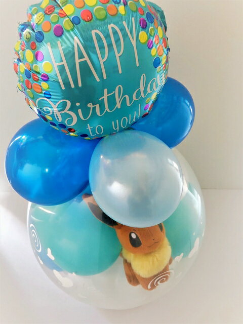 楽天市場 ピカチュウ イーブイ バルーンラッピング ポケモン バルーン 誕生日 プレゼント バルーン電報 電報 結婚式 ぬいぐるみ 出産祝い 発表会 開店祝い バルーンショップ バルバルーン