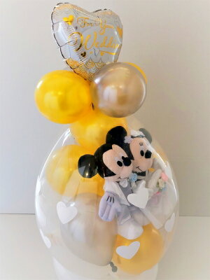 ゴールドアレンジ バルーン電報 電報 結婚式 ウエディング ディズニー ミッキー 祝電 ミニーのウェディング おしゃれなぬいぐるみ 祝電 入籍祝いにも バルーンショップ バルバルーンあす楽対応 地域限定 翌日am到着可能です 送料無料 ゴールドアレンジ バルーン電報 電報 結婚式 ウエディング ディズニー ミッキー 祝電 ミニーのウェディング おしゃれなぬいぐるみ 祝電 入籍祝いにも バルーンショップ バルバルーンあす楽対応 地域限定 翌日am到着可能です 送料無料