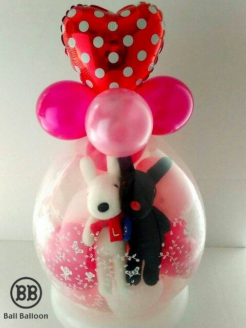 リサ&ガスパール バルーンラッピング リサとガスパール バルーン電報(祝電) 結婚式 誕生日 出産祝い 発表会 開店祝い 周年祝い 入籍祝い 母の日 合格祝い ...