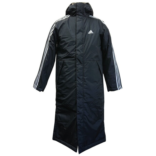 40%OFF! アディダス サッカー フットサル ベンチコート LT INSULATED コート ロングコート ブラック IZH00-GF0000