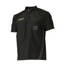 【ガビック/GAVIC】 サッカー 審判用品 レフェリートップ ブラック レフェリーウェア 半袖 GA8196-BLK