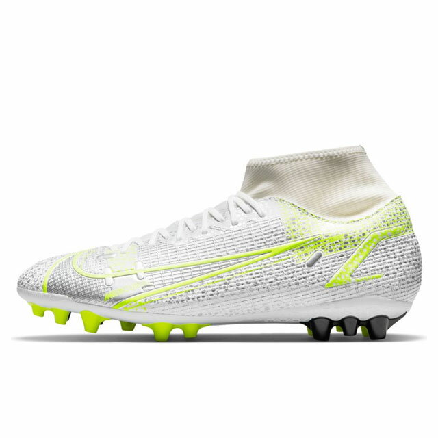 【ナイキ】 サッカースパイク マーキュリアル スーパーフライ 8 アカデミー AG ホワイト 人工芝 【NIKE2021Q2】 CV0842-107