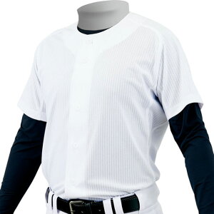 【ZETT/ゼット】 メッシュ ユニフォームシャツ メカパン フルオープンシャツ 野球 練習着 軽量 吸汗速乾 ラグラン 防汚 BU1281MS