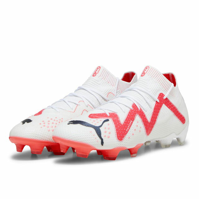 43％OFF！ 【プーマ】 サッカースパイク フューチャー アルティメット FG/AG (LONG PILE) プーマホワイト 天然芝 人工芝 【PUMA2023Q3】 107355-01