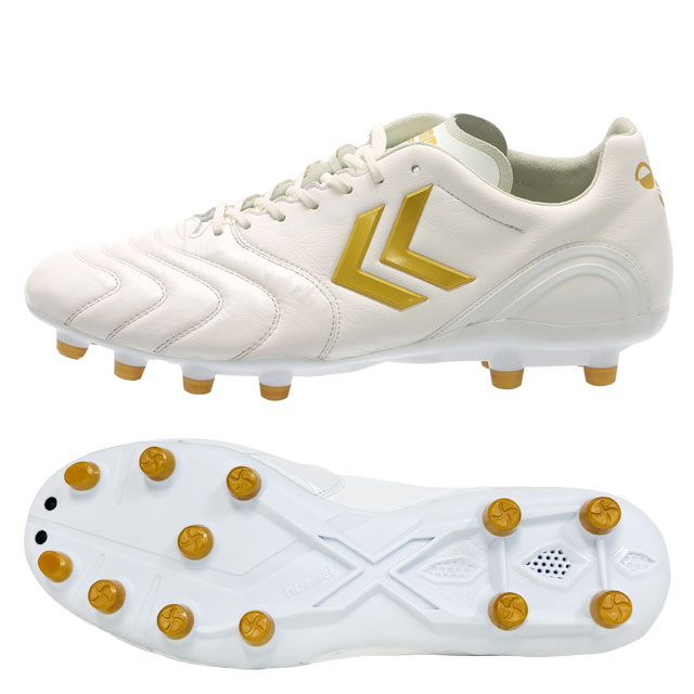 31％OFF！ ヒュンメル サッカースパイク ヴォラート 2 ワイド LIMITED ホワイト ワイドモデル カンガル..