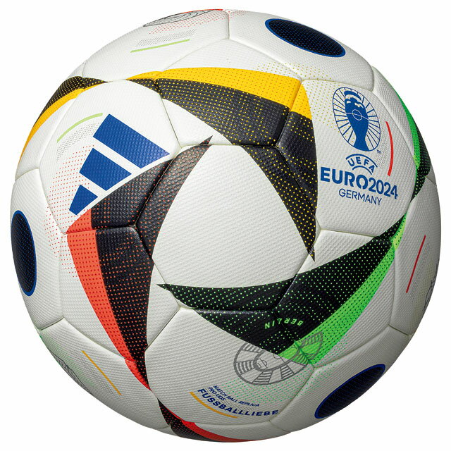 ☆ベリンガム選手ポスタープレゼント対象商品☆  サッカーボール UEFA EURO2024 フースバルリーベ プロ キッズ 4号球 サーマルボンディング JFA検定球  AF490