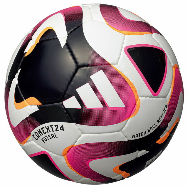 アディダス フットサルボール 2024年FIFA主要大会 公式試合 レプリカボール コネクト24 フットサル 4号球 ホワイト JFA検定球  AFF480