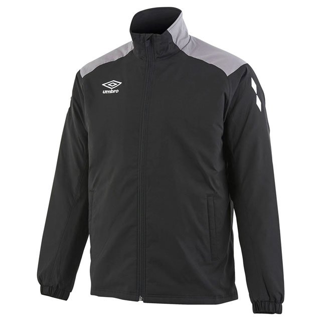 \最大2500円OFF限定クーポン配布中!/ 【アンブロ】 サッカー フットサル トレーニングウェア インシュレーションジャケット ブラック 防寒 防風 撥水 ...