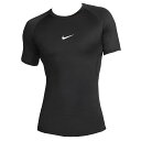ナイキ サッカー フットサル ナイキプロ Dri-FIT タイト ショートスリーブ フィットネストップ 半袖トレーニングウェア ブラック 【NIKE2024SS】 FB7933-010
