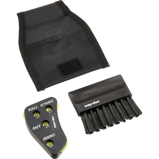 ユニックス 塁審用 3点セット インジケーター ブラシ ブラシケース ジャッジメイト エキスパート 野球 審判 アンパイア 審判用品 BX82-67