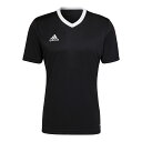 アディダス サッカー フットサル トレーニングウェアENTRADA22 ジャージー ブラック プラシャツ ZG486-HE1573 ※返品・交換・キャンセル不可...