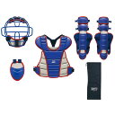 ZETT ゼット 限定 野球 少年軟式用 防具 4点セット 専用袋付き キャッチャー 捕手 防具セット 小学生 学童 ジュニア BL7330A-2564