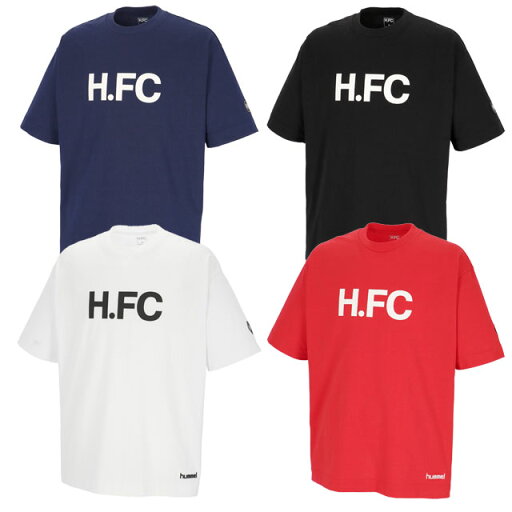 ヒュンメル サッカー フットサル トレーニングウェア H.FC ロゴTシャツ HAP4220 ヒュンメル サッカー フットサル トレーニングウェア H.FC ロゴTシャツ HAP4220