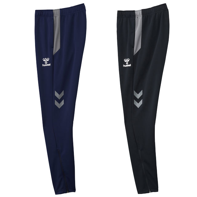 ヒュンメル サッカー フットサル チーム テックパンツ ロングパンツ スリムフィット 吸汗速乾 裾ファス..