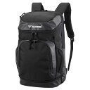 \最大2500円OFF限定クーポン配布中!/ ヒュンメル サッカー フットサル チーム バックパック 約35L ブラック デイパック リュック バッグ シューズ収納あり HFB6153-90(4)
