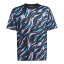 アディダス サッカー フットサル トレーニングウェア ジュニア キッズ プラクティス グラフィック ジャージー ブルーバースト (adidas2025SS) J...