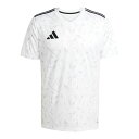 アディダス サッカー フットサル ウェア チームアイコン25 シャツ 半袖 プラクティスシャツ ホワイト (adidas2025SS) KUI20-JG3554