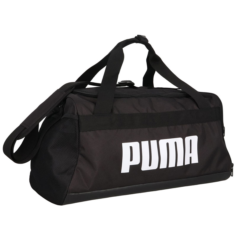 プーマ チャレンジャー スモールスポーツバッグ ブラック ボストンバッグ サッカー フットサル ジム 部活 チーム 遠征 091143-01