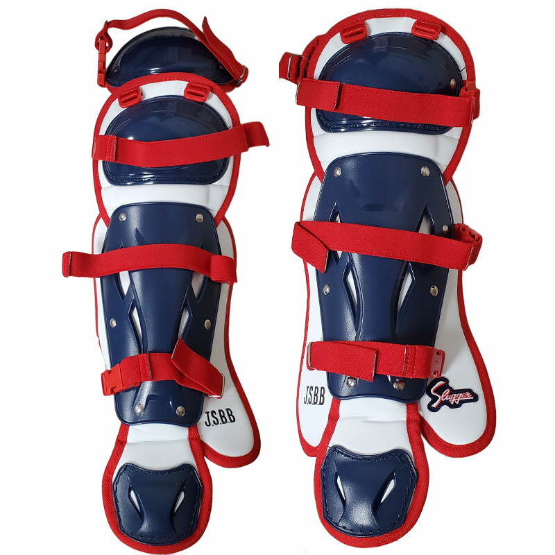 久保田スラッガー 少年軟式用レガーツ キャッチャーギア 少年用 レガース レガーツ ネイビー 紺 野球 ..