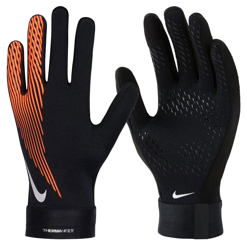 ナイキ ジュニア 手袋 Therma-FIT アカデミー サッカーグローブ サッカー フットサル ブラック ハイパ..