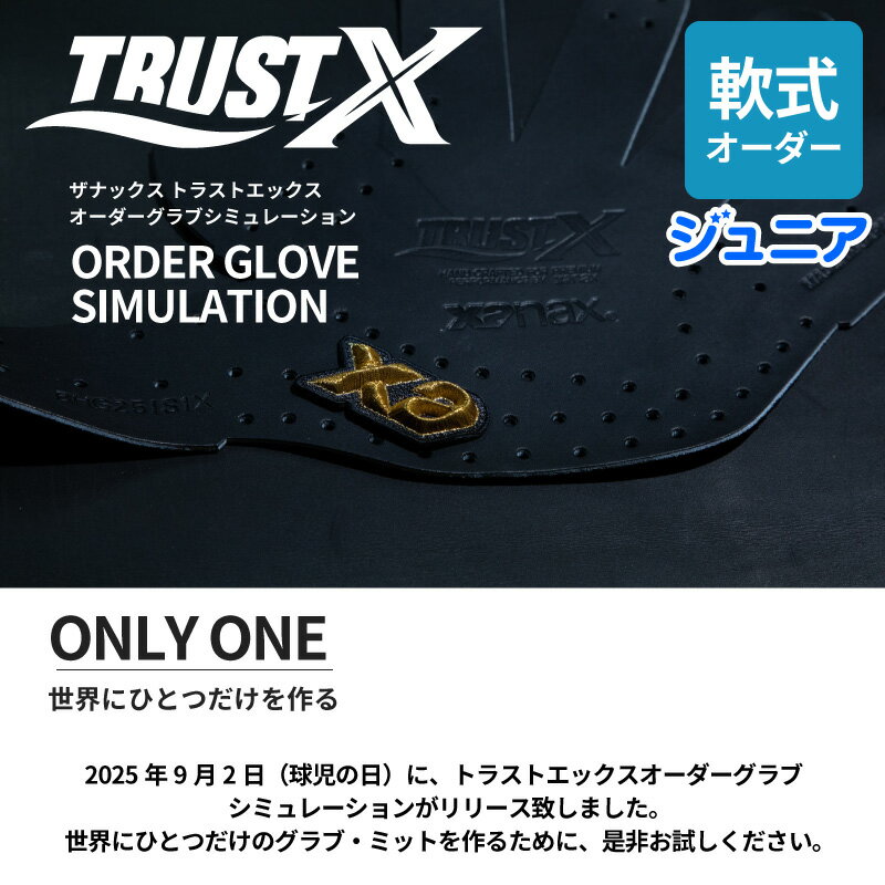 【ザナックス】 軟式ジュニアグラブ ザナックス トラストエックス オーダーグラブ 軟式オーダーXanax-TRUST-X-ORDER
