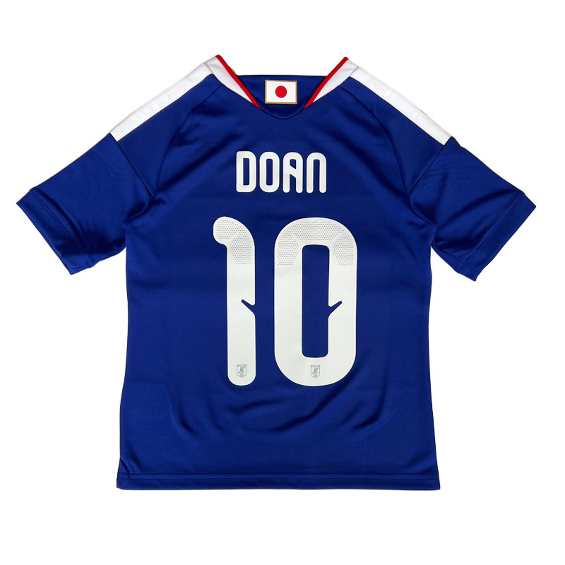 アディダス 2026 サッカー日本代表 ホーム レプリカ ユニフォーム キッズ #10 堂安 律 UV719-NUMBER-10