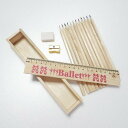 バレエ 木箱入色鉛筆12本ピンク(消しゴム・鉛筆削り付),バレエ発表会プレゼント,バレエ 雑貨 プレゼント