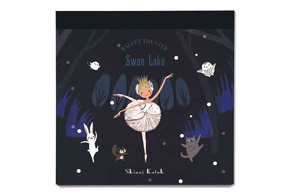 【12/1限定! ポイント2倍】ブロックメモ 白鳥の湖 メモパッド メモ帳 MEMO バレリーナシリーズの一筆メモ Shinzi Katoh バレエ発表会プレゼ...